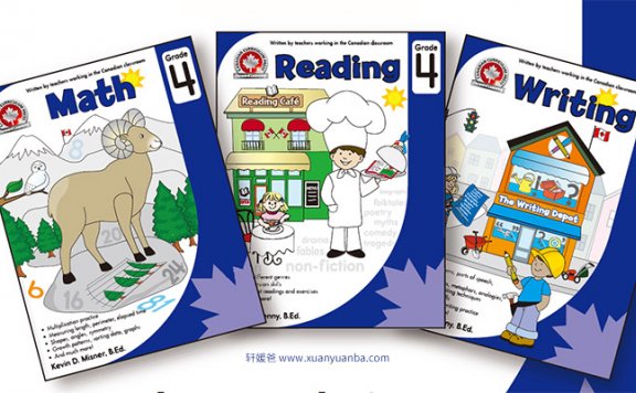 《Learning Essentials Grade 4》数学阅读写作培养练习册PDF 百度云网盘下载