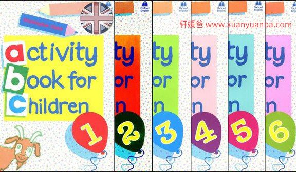 《Oxford activity book for children》全六册阅读写作练习册PDF 百度云网盘下载