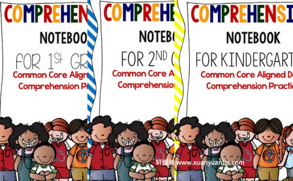 《Daily Comprehension Notebook》TPT四册阅读理解练习册PDF 百度云网盘下载