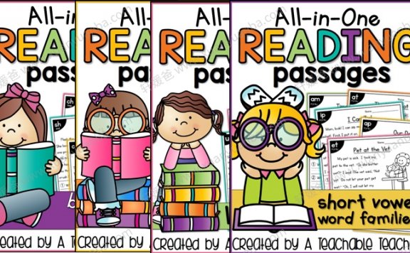 《All in One Bundle美英》Phonics自然拼读阅读短文专项练习 PDF百度云网盘下载