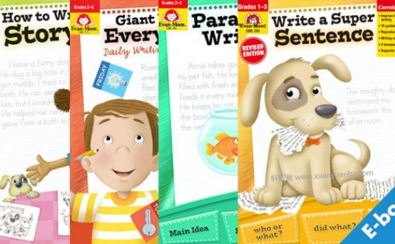 《How to Write A Story 4册》关于如何写一个故事写作练习册系列 PDF百度网盘下载