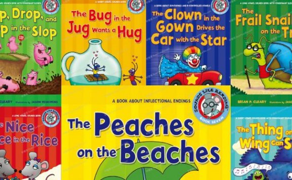 《Sounds Like Reading》7册自然拼读押韵词英文绘本PDF 百度云网盘下载