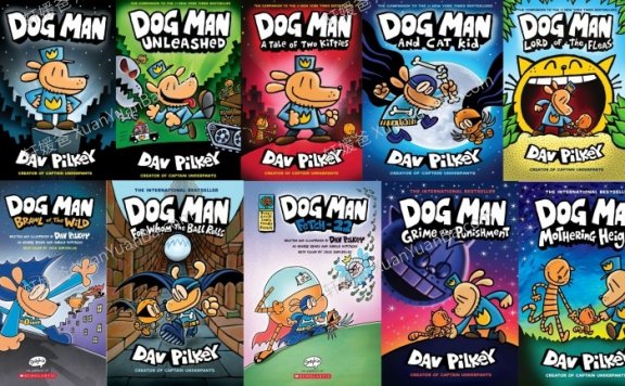 《Dog Man》神探狗狗世界级畅销英文绘本桥梁书10册 PDF 百度网盘下载