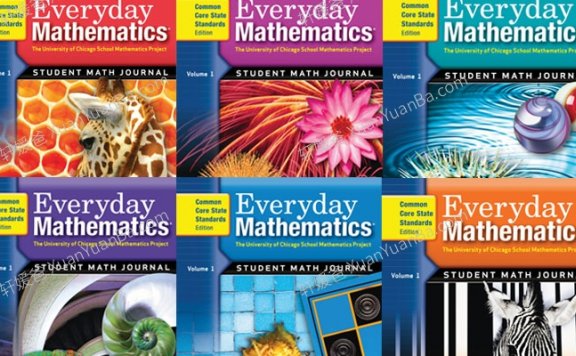 《Everyday Mathematics G1-G6》加州数学小学教材1-6含答案共12册PDF 百度云网盘下载