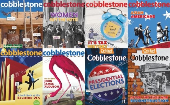 《Cobblestone》鹅卵石2016-2020年儿童英文历史文化杂志PDF 百度云网盘下载
