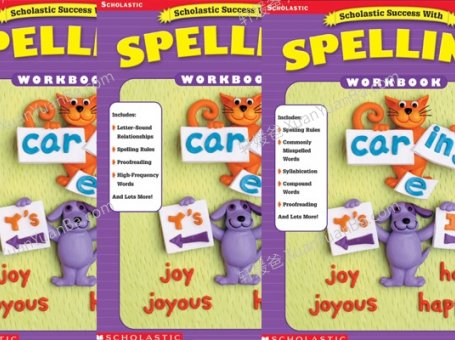 《Success With Spelling1-5》学乐小学生拼写写作英文练习册5册PDF 百度云网盘下载
