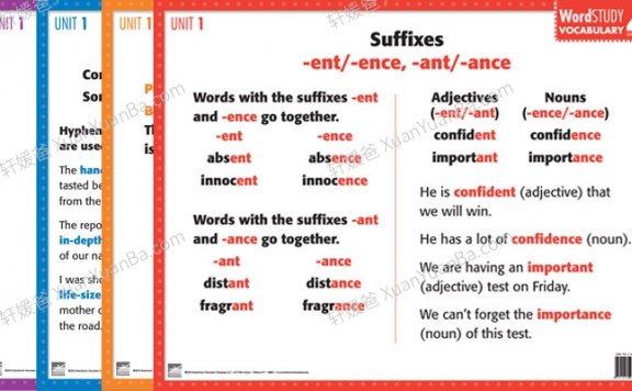 《Benchmark Education Word Resouce L1 -L4》词汇英文原版练习册PDF 百度云网盘下载