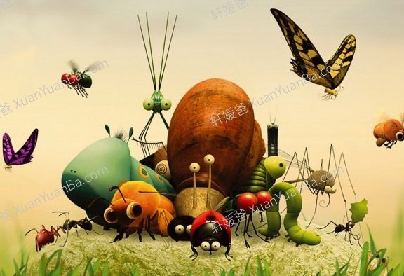 《Minuscule》微观小世界1-2季昆虫秀动画记录片176集 AVI视频 百度云网盘下载