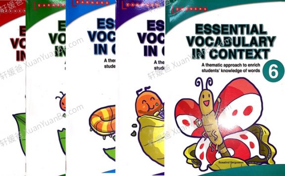 《Vocabulary in Context》美国小学在语境中轻松记单词6册词汇练习册PDF 百度云网盘下载