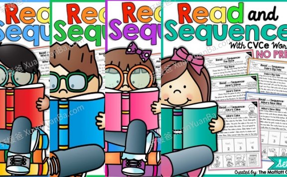 《阅读排序 Read and Sequence NO PREP Packet》英文阅读理解排序练习册PDF 百度云网盘下载