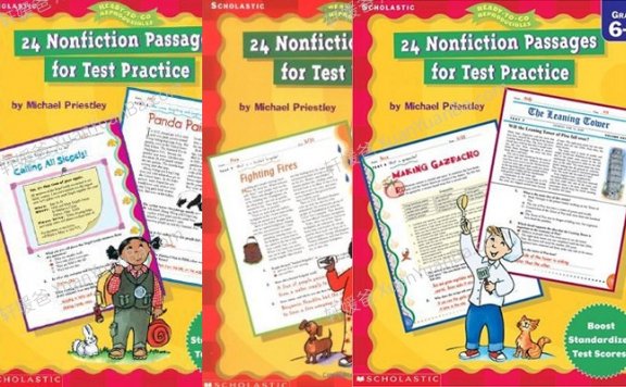 《非虚构阅读练习 24 Nonfiction Passages for Test Practice G2-G8》英文练习册PDF 百度云网盘下载