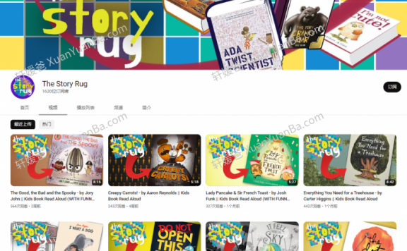 《The Story Rug》90集儿童英文绘本故事MP4视频 百度云盘下载