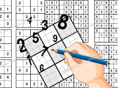 《Sudoku数独游戏1-9级进阶版》锻炼逻辑思维PDF 百度云网盘下载