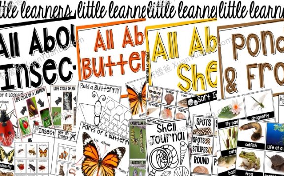 《Preschool Science BUNDLE》科学实践手工作业纸PDF 百度云网盘下载