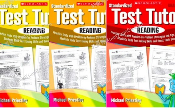 《Scholastic Test Tutor Reading G3-G6》学乐阅读理解测试英文练习册PDF 百度云网盘下载