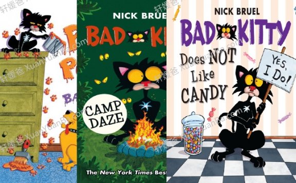 《坏猫系列 Bad Kitty By Nick Bruel》12册英文原版英文桥梁书PDF百度云网盘下载