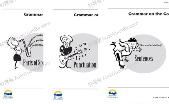 《Grammar On The Go G1-G5》初级英文语法练习册PDF 百度云网盘下载