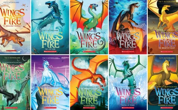 《Wings Of Fire Series 1-13》 火翼飞龙英文桥梁章节MP3有声书+PDF 百度云网盘下载
