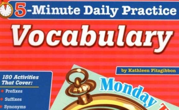 《5-minute Daily Practice Vocabulary》小学英语5分钟词汇练习册PDF 百度网盘下载