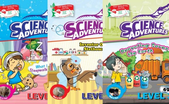 《Science Adventures Level 1-3》科学冒险历险记全三册PDF 百度网盘下载