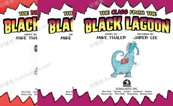 《Black Lagoon Adventures 黑湖小学历险记》15本英文桥梁书PDF 百度网盘下载