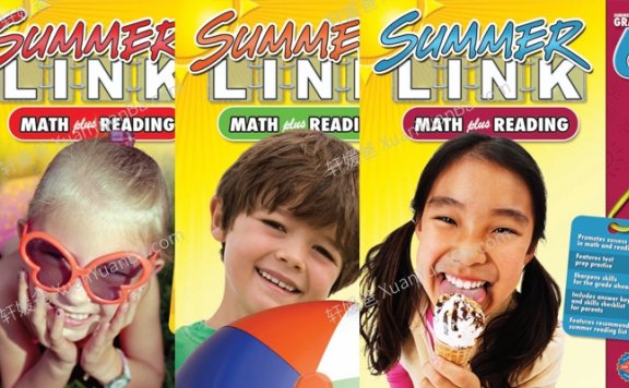 《Summer Link Math Plus Reading K-G6》暑假衔接综合练习册PDF 百度云网盘下载