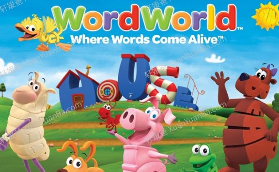《单词世界 Word World 第1-3季全》少儿英语词汇启蒙动画共71集AVI 百度云网盘下载