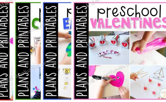 《Preschool 四套节日主题英文手工素材》英文手工练习册PDF 百度云网盘下载