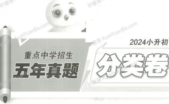 《2024年小升初招生真题试卷-语文》重点中学测试卷子含答案详解PDF 百度网盘下载
