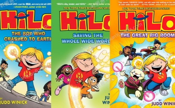 《Hilo Series 1-8》全八册希洛系列儿童英文全彩漫画章节有声书PDF  百度云网盘下载