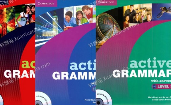 《Active Grammar 1-3 剑桥语法教材》初中高中原版英语教材PDF 百度云网盘下载