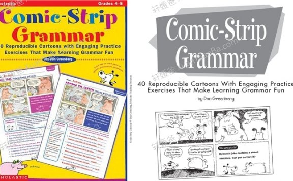 《Comic-Strip Grammar》40副漫画语法英文练习册含答案PDF 百度云网盘下载