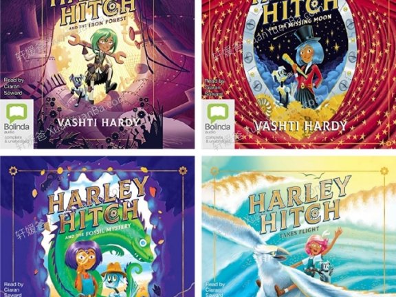 《Harley Hitch Series1-4》7-11岁英文原版章节有声读物音频MP3 百度云网盘下载