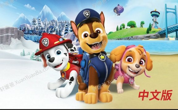 《PAW Patrol 汪汪队立大功》中文版动画片全第1234567季1080P高清音视频 百度网盘下载