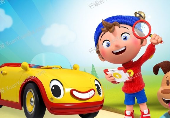 《Noddy 玩具侦探》第1\2季全52集含音频MP4视频+台词本英文启蒙动画片 百度网盘下载