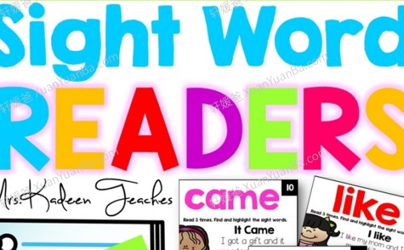 《Sight Words Reader》116页英文小短文高频词阅读册PDF 百度云网盘下载