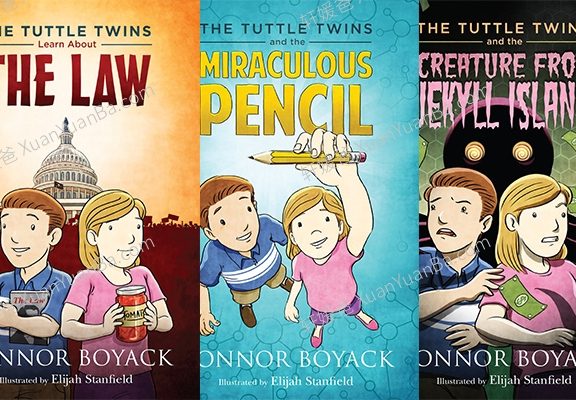 《塔特尔双胞胎 The Tuttle Twins Series 1-11册》6-10岁英文原版章节有声书读物音频+PDF 百度云网盘下载