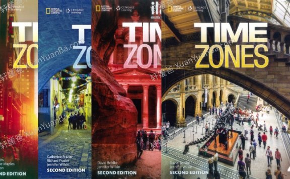 《小托福官方推荐教材 Time Zone 2e 第二版 1-4级》白板软件+学生用书+教师用书+音频+视频PDF 百度云网盘下载