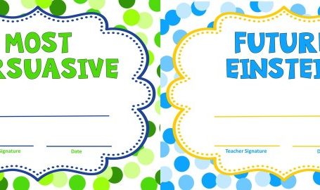 《End of Year Award Superlatives 》学年末超级奖项奖状素材34页 PDF 百度网盘下载