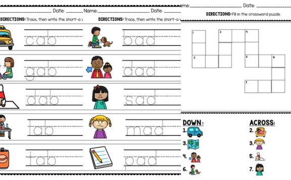 《CVC Word Worksheets》英语拼读启蒙游戏练习纸36页 PDF 百度云网盘下载