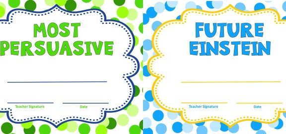 《End of Year Award Superlatives 》学年末超级奖项奖状素材34页 PDF 百度网盘下载